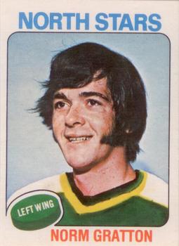 1975-76 O-Pee-Chee #34 Norm Gratton Front