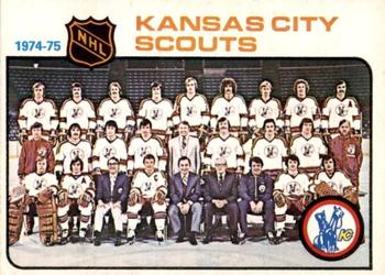 1975-76 O-Pee-Chee #88 Kansas City Scouts Front