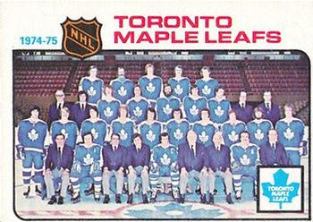 1975-76 O-Pee-Chee #91 Toronto Maple Leafs Front