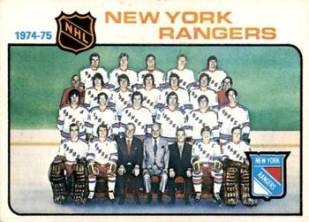 1975-76 O-Pee-Chee #94 New York Rangers Front