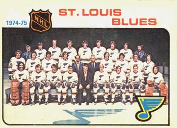 1975-76 O-Pee-Chee #96 St. Louis Blues Front