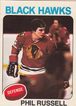 1975-76 O-Pee-Chee #102 Phil Russell Front