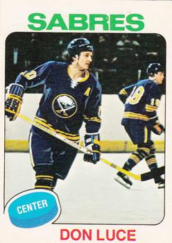 1975-76 O-Pee-Chee #113 Don Luce Front