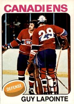 1975-76 O-Pee-Chee #198 Guy Lapointe Front