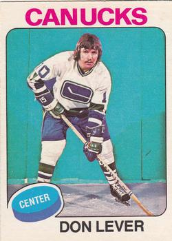 1975-76 O-Pee-Chee #206 Don Lever Front