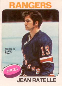 1975-76 O-Pee-Chee #243 Jean Ratelle Front