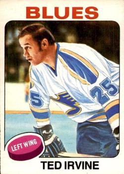 1975-76 O-Pee-Chee #244 Ted Irvine Front