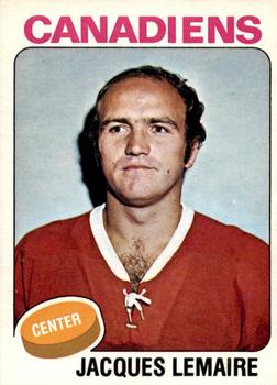 1975-76 O-Pee-Chee #258 Jacques Lemaire Front