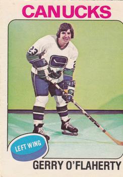 1975-76 O-Pee-Chee #307 Gerry O'Flaherty Front