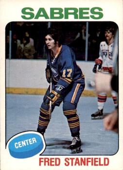 1975-76 O-Pee-Chee #332 Fred Stanfield Front