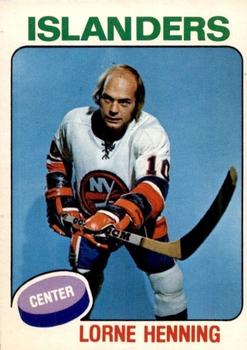 1975-76 O-Pee-Chee #354 Lorne Henning Front