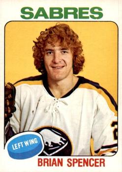 1975-76 O-Pee-Chee #384 Brian Spencer Front