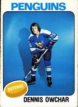 1975-76 O-Pee-Chee #380 Dennis Owchar Front