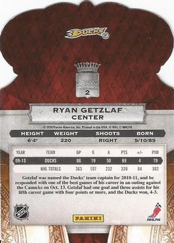 2010-11 Panini Crown Royale #2 Ryan Getzlaf Back