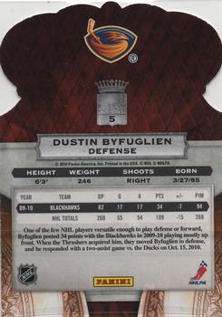 2010-11 Panini Crown Royale #5 Dustin Byfuglien Back