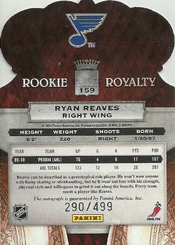 2010-11 Panini Crown Royale #159 Ryan Reaves Back