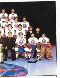 1982-83 O-Pee-Chee Stickers #4 New York Islanders team Front