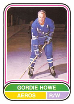 1975-76 O-Pee-Chee WHA #100 Gordie Howe Front