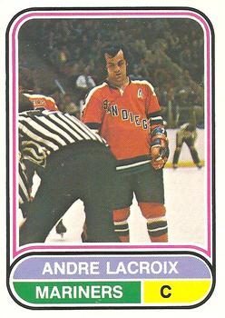 1975-76 O-Pee-Chee WHA #10 Andre Lacroix Front
