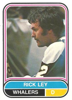 1975-76 O-Pee-Chee WHA #14 Rick Ley Front
