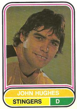 1975-76 O-Pee-Chee WHA #45 John Hughes Front