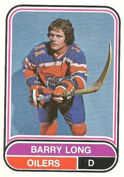 1975-76 O-Pee-Chee WHA #90 Barry Long Front