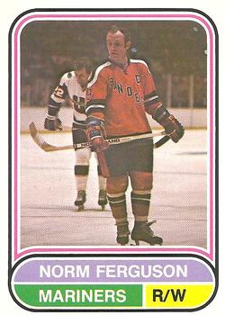 1975-76 O-Pee-Chee WHA #92 Norm Ferguson Front
