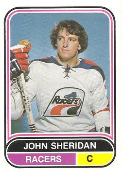 1975-76 O-Pee-Chee WHA #107 John Sheridan Front