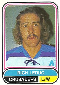 1975-76 O-Pee-Chee WHA #113 Rich Leduc Front