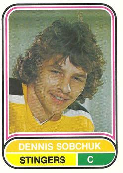 1975-76 O-Pee-Chee WHA #115 Dennis Sobchuk Front