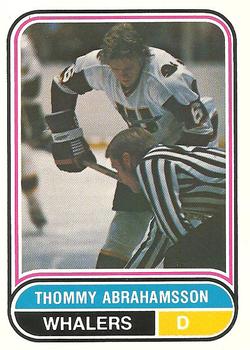 1975-76 O-Pee-Chee WHA #127 Thommy Abrahamsson Front