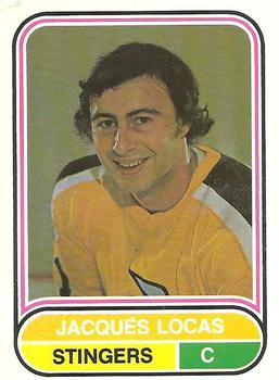 1975-76 O-Pee-Chee WHA #129 Jacques Locas Front