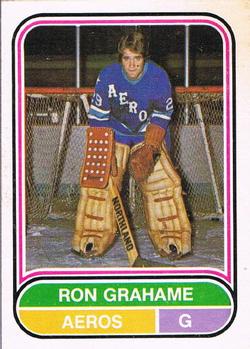1975-76 O-Pee-Chee WHA #50 Ron Grahame Front