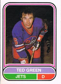 1975-76 O-Pee-Chee WHA #57 Ted Green Front
