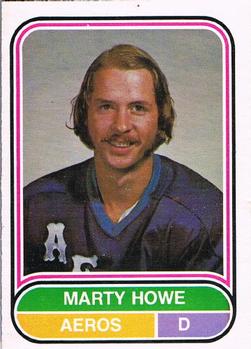1975-76 O-Pee-Chee WHA #75 Marty Howe Front