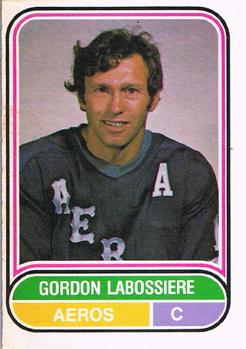 1975-76 O-Pee-Chee WHA #89 Gordon Labossiere Front