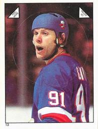 1983-84 O-Pee-Chee Stickers #13 Butch Goring  Front