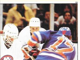 1983-84 O-Pee-Chee Stickers #19 Stanley Cup Finals  Front