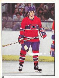 1983-84 O-Pee-Chee Stickers #70 Gilbert Delorme  Front