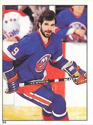 1983-84 O-Pee-Chee Stickers #84 Clark Gillies  Front