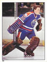 1983-84 O-Pee-Chee Stickers #99 Andy Moog  Front