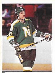 1983-84 O-Pee-Chee Stickers #114 Gordie Roberts  Front