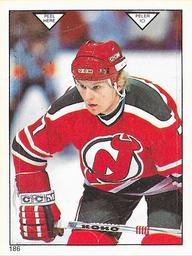 1983-84 O-Pee-Chee Stickers #186 Jeff Larmer  Front