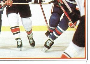 1985-86 O-Pee-Chee Stickers #4 Stanley Cup Finals Front