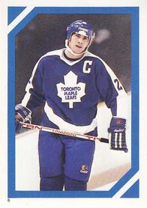 1985-86 O-Pee-Chee Stickers #6 Rick Vaive Front