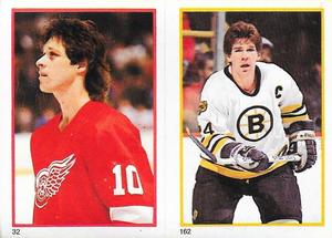 1985-86 O-Pee-Chee Stickers #32 / 162 Ron Duguay / Terry O'Reilly Front