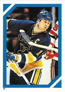 1985-86 O-Pee-Chee Stickers #46 Brian Sutter Front