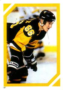 1985-86 O-Pee-Chee Stickers #97 Mario Lemieux Front