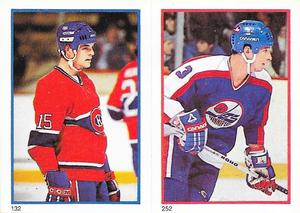 1985-86 O-Pee-Chee Stickers #132 / 252 Bobby Smith / Robert Picard Front