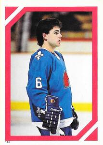1985-86 O-Pee-Chee Stickers #142 Bruce Bell Front